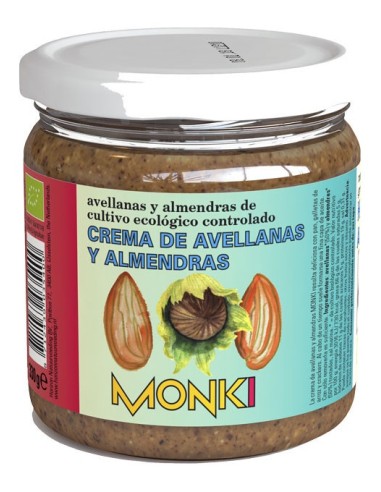 Monki Crema De Avellanas Y Almendras Bio 330G