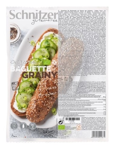 Pan Baguette Semillas Grainy Sin Gluten 320 G