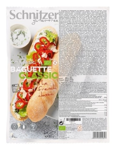 Pan Baguette Clasico Sin Gluten 360 G