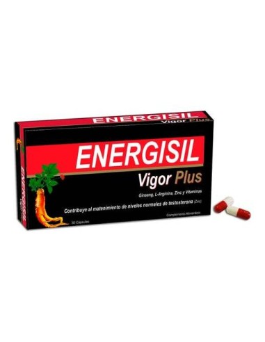 Energisilvigor Plus Ginseng + Arginina 30 Caps