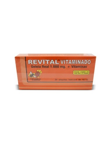 Revital Vitaminado Jalea Real 1000Mg 20Amp Bebibles