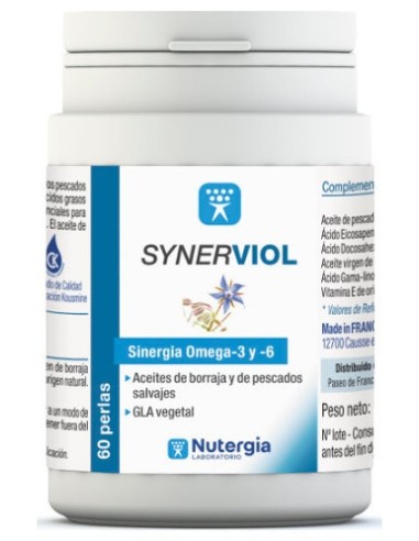 Nutergia Synerviol 180 Perlas