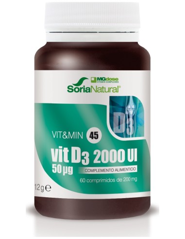 Soria Natural Vit D3 60Comp