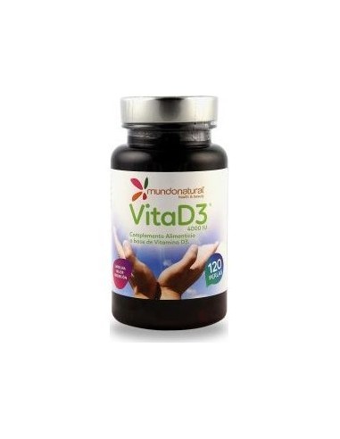 Mundo Natural Vitamina D3 4000Ui 120Perlas