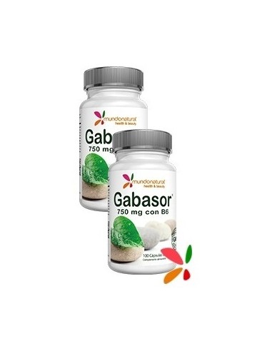 Mundo Natural Gabasor 750 Mg Con B6 100 Cap