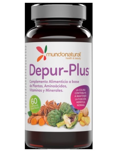 Mundo Natural Depur Plus 60 Capsulas