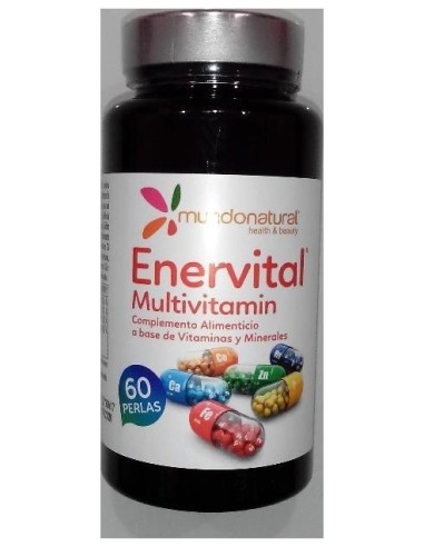 Mundo Natural Enervital Multivitam 60Cap