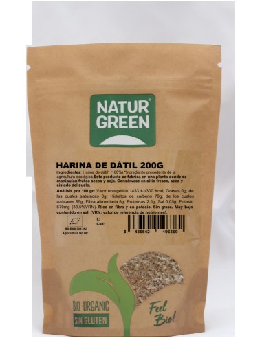 Naturgreen Harina De Dátil Ecológica 200Gr