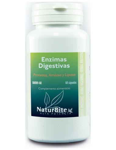 Naturbite Enzimas Digestivas 60Tabs