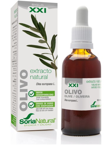 Extracto Olivo Xxi 50 Ml Soria Natural