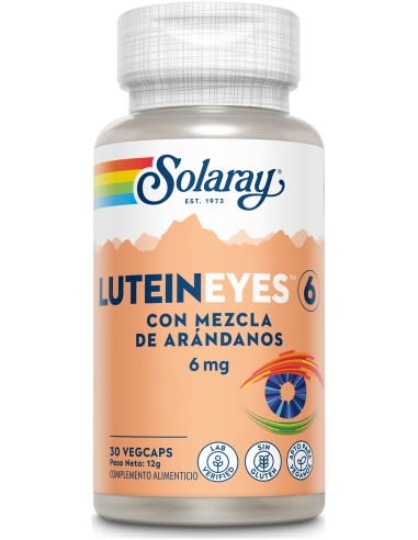 Solaray Lutein Eyes 6 Mg 30 Cáps