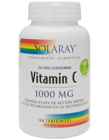 Solaray Vitamina C 1000Mg 100 Comprimidos