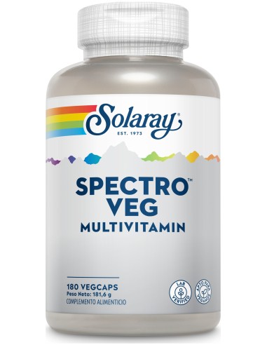 Solaray Spectro Vegetarian 180 Caps