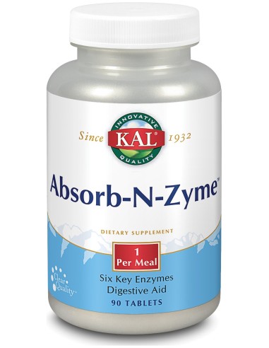 Kal Absorb N Zyme 90 Tabletas