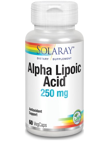 Solaray Alpha Lipoic Acid 250Mg 60Cáps