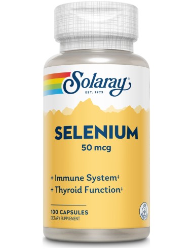 Solaray Selenium 50Mcg 100Cáps