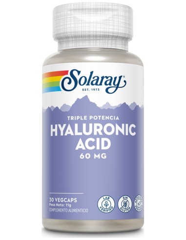 Solaray Hyaluronic Acid 60Mg 30Cáps