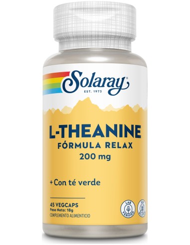 Solaray L-Theanine 200Mg 45Cáps