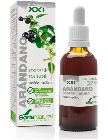 Extracto Arandano Xxi 50Ml Soria Natural