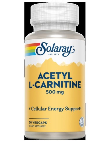 Solaray Acetyl L-Carnitine 500Mg 30Cáps