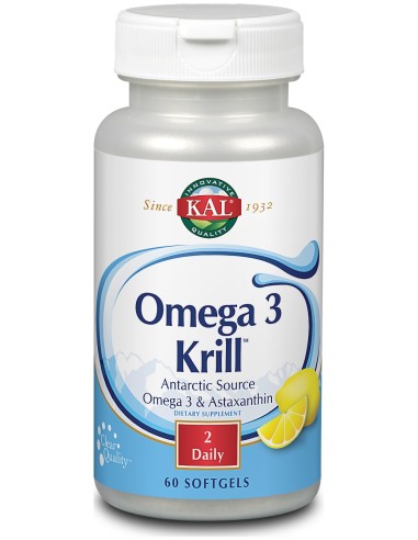 Krill Omega 3 - 500 Mg. - 60 Perlas