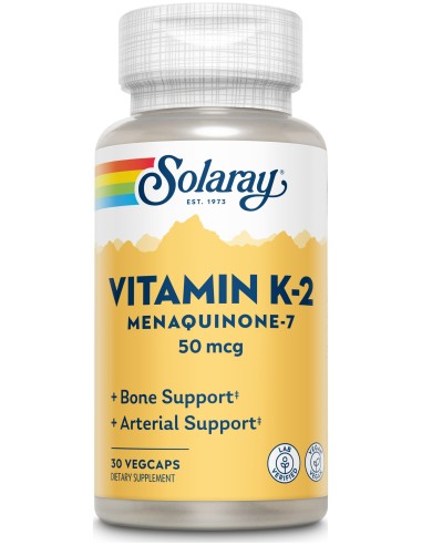 Solaray K2 Menaquinone-7 30Cáps