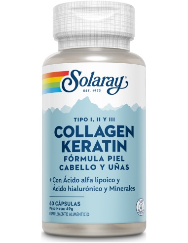 Solaray Collagen Keratin 60Cáps