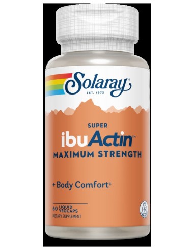 Solaray Super Ibuactin Antiinflamatorio 60 Cáps