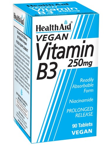 Healthaid Vitamina B3 (Niacinamida) 250Mg 90Comp