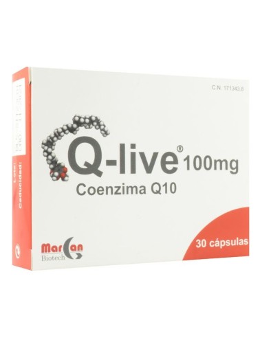 Q-Live Coenzima 100Mg 30Caps