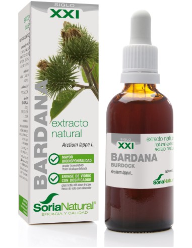 Soria Natural Ext. Bardana Glicerinado Xxl 50Ml