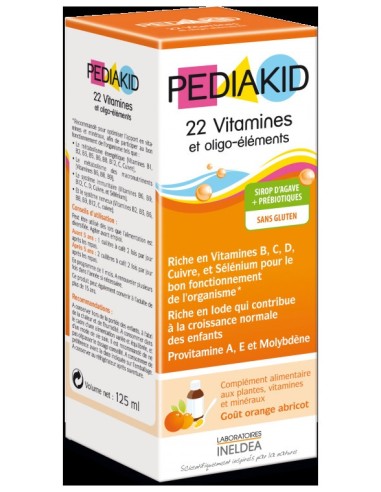 Pediakid 22 Vitaminas + Oligoelementos 250 Ml