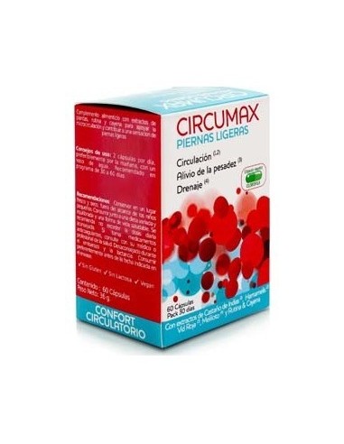 Circumax Piernas Ligeras 60 Caps Vegetales