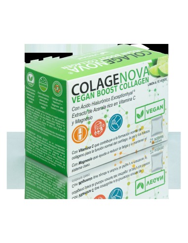 Colagenova Vegan Boost 21 Sobres Te Verde + Limon