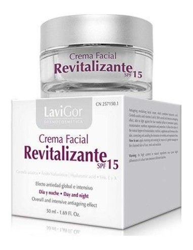 Crema Facial Revitalizante Spf 15 50 Ml