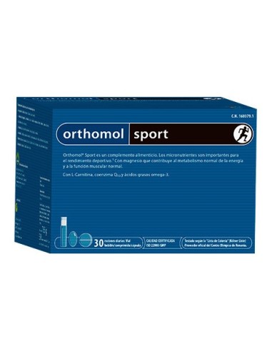 Orthomol Sport 30 Vial + 2 Tabletas