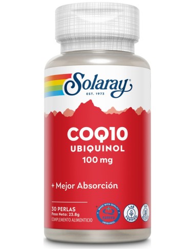 Solaray Ubiquinol Co-Q10 100Mg 30 Perlas