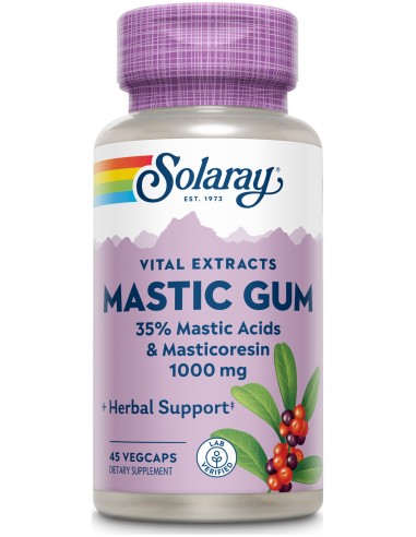 Solaray Mastic Gum 500Mg 45Caps