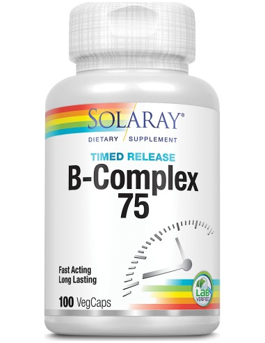 Solaray B Complex 75 Acción Retardada 100Caps