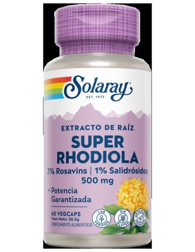 Solaray Rhodiola Extracto De Raiz 60Caps