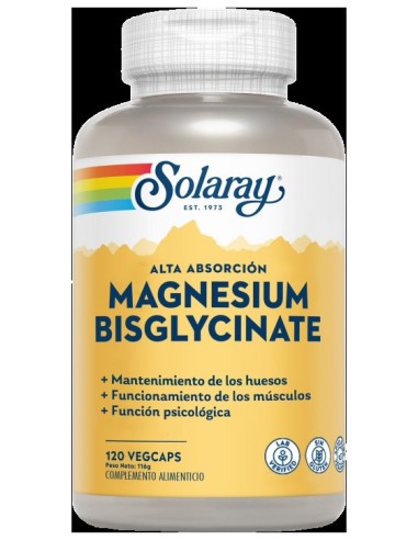 Solaray Magnesium Bisglycinate 120Caps