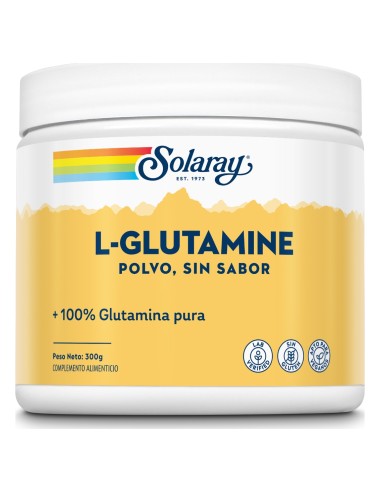 L-Glutamine Polvo  300 G Sabor Neutro