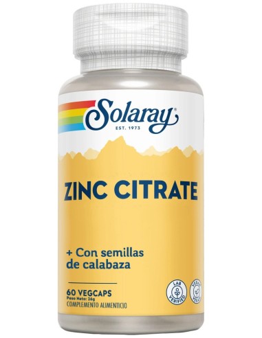 Zinc 25 Mg + Semilla De Calabaza 50 Mg 60 Vcaps