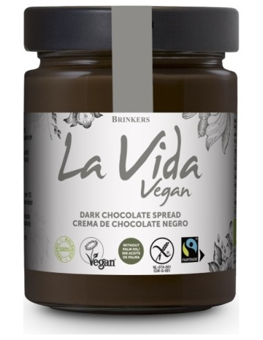 La Vida Vegan Crema Chocolate Negro 270G