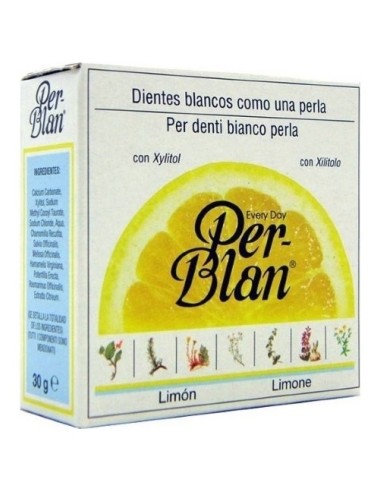 Dentifrico Polvo Limon Perblan 30 G