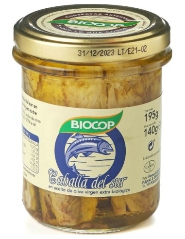 Biocop Caballa Filetes Bio 195G