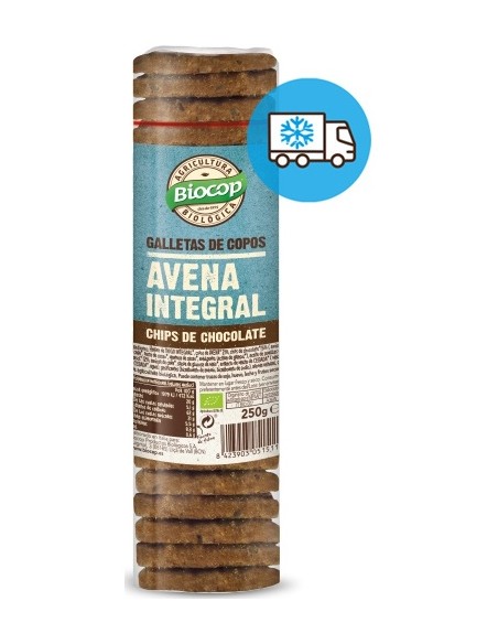 Galleta Copos Avena Integral Chips Choco 250 G