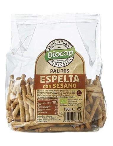 Biocop Palitos Espelta Sesamo Cortos 150G