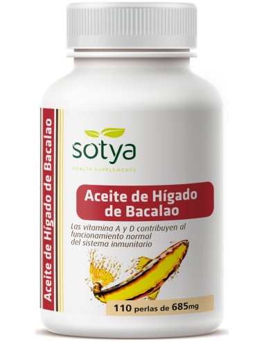 Sotya Hígado De Bacalao 700Mg 110 Perlas