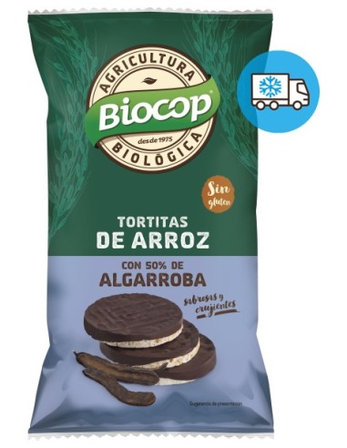 Biocop Tort. Arroz Algarroba Bio 100G